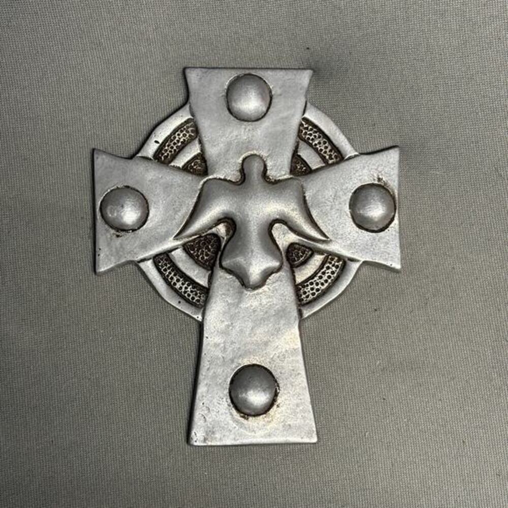 Anita Goudeau A La Carte Celtic Cross‎ #863 Silver-Toned Metal